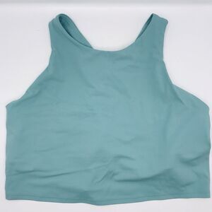 Athleta Purpose Crop Bra Mint Green Sporty Loungewear Yoga Cozy Women's Size 1X